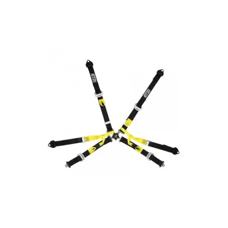 GT2I Pro Single Seater Harness 6-Point Black FIA Approved 8853-2016 up to 2029