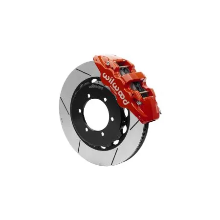 Wilwood 140-15525 AERO6 Big Brake Truck Przedni zestaw hamulcowy czerwony Nissan Patrol Y61 1997-2018 Red