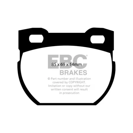 DP51033NDX Klocki hamulcowe BLUESTUFF NDX EBC Brakes Land Rover Defender 110/13