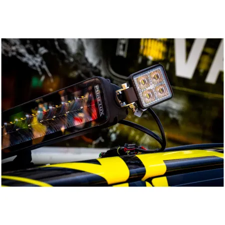 Lampa Robocza LED Purelux Terrain Black Mini 5cm 112W Szeroki Strumień