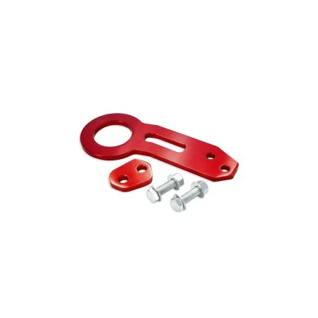 Hak holowniczy Wygięty Czerwony