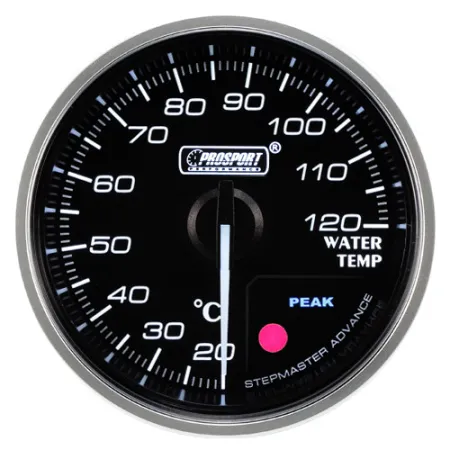 Wskaźnik Prosport Premium temperatura wody 52mm bursztynowy