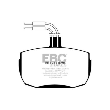 DP472 Klocki hamulcowe ULTIMAX2 EBC Brakes IVECO COMMERCIAL Daily 8290 28.8 Daily 8290 30.8 Daily 8290 32.8 Daily 8290 32.9 Daily 8290 35.1 Daily 8290