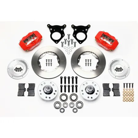 Wilwood 140-11018 Zestaw Hamulców Przednich Forged Dynalite Pro Series Czerwony 11.00 Ford Mustang 1984-1993