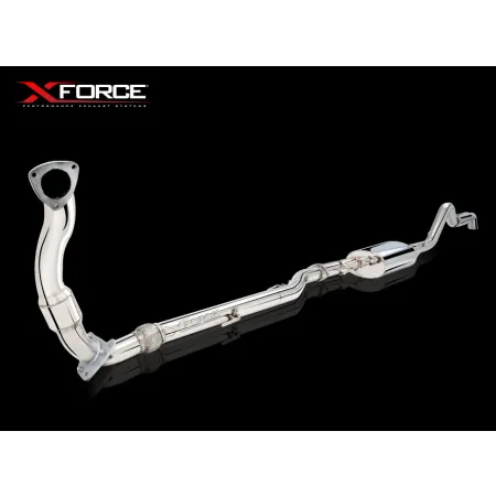 Układ wydechowy XForce Nissan Navara 2011-2015 D40 STX AUTO stal nierdzewna