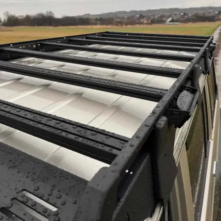 Aluminiowy bagażnik dachowy bez oświetlenia typ long IOD Performance for Nissan Patrol Y60 LWB