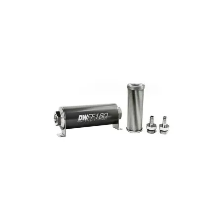 DeatschWerks In-Line Fuel Filter 3/8IN 10 Micron 160mm