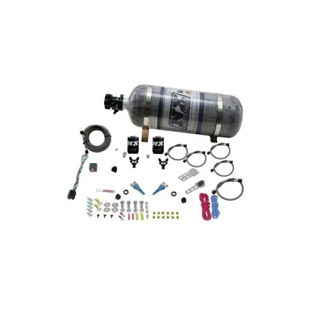 Dual Nozzle with 12Lb Bottle for BMW EFI ALL (50-300Hp) Nitrous Express NX 20816-12