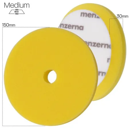 Menzerna Premium Medium Cut Foam Pad 150mm Yellow