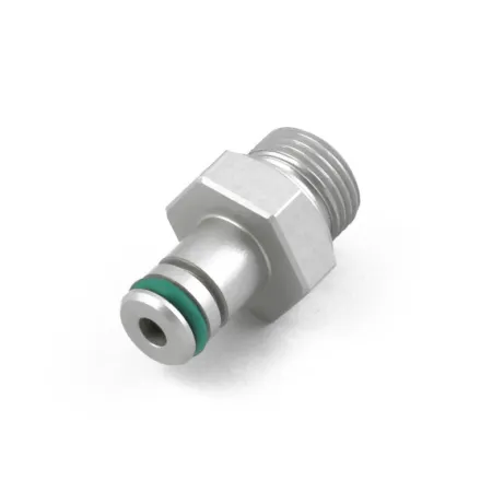 Nuke Performance Fuel Log Collector Fitting to AN-8 (3/4 UNF) for Nuke Performance Fuel Filters