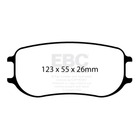 DP8082.26SR21 Sportowe klocki hamulcowe Sintered SR21™ EBC Brakes