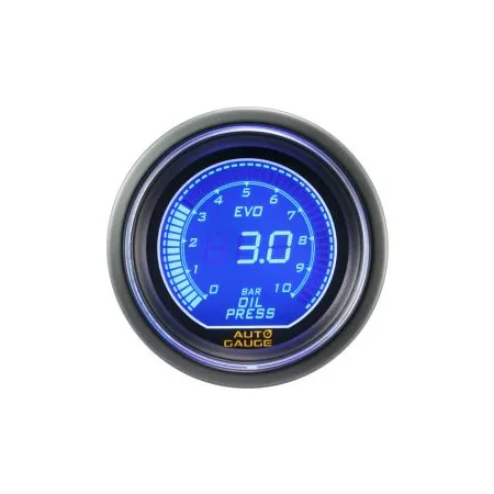 Wskaźnik New Auto Gauge Ciśnienie Oleju EVO