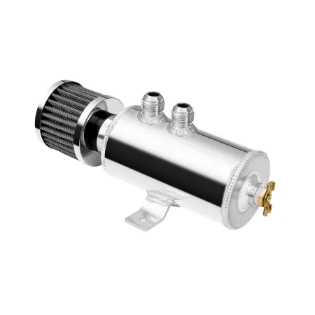 OIL CATCH TANK JRSPEC 0.75L Z 2 KRÓĆCAMI AN10 Z FILTREM