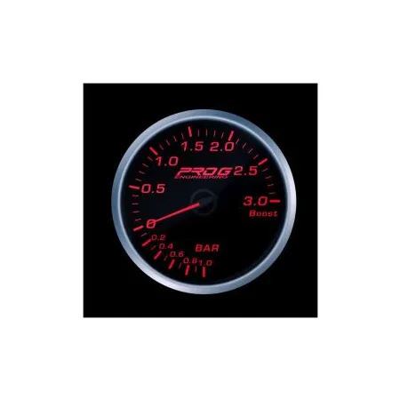 Wskaźnik Pro G Race Series RS, doładowania Boost 3 Bar RED 60mm