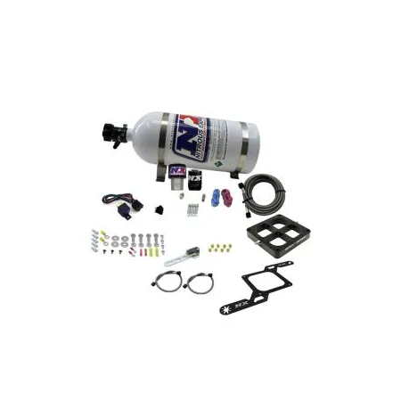 4500 Billet Crossbar Plate System Single Stage 250-650Hp with 10Lb Bottle Nitrous Express NX 63970-10