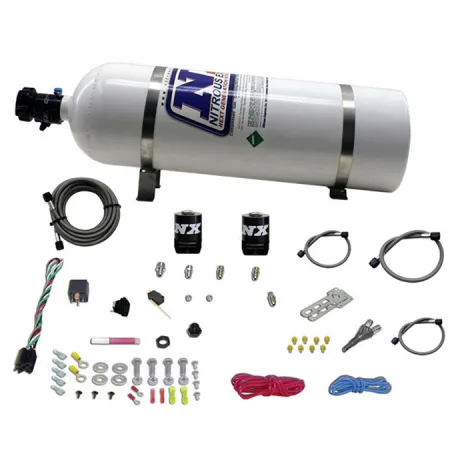 EFI Single Nozzle System with 15Lb Bottle for Ford (35-50-75-100-150 Hp) Nitrous Express NX 20922-15