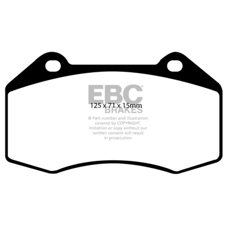 DP51539NDX Klocki hamulcowe BLUESTUFF NDX EBC Brakes Chevrolet HHR Opel Corsa D OPC Corsa E OPC Renault Clio Mk3 Megane Hatch Mk2 Megane Saloon Mk2 Me