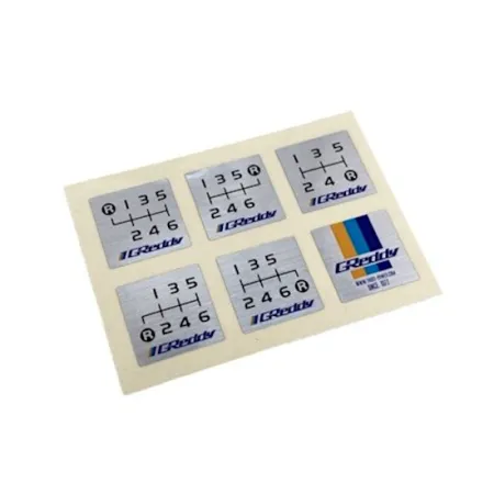 GReddy Shift Pattern Stickers