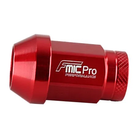Kuta nakrętka aluminiowa do kół FMIC.Pro M12x1.25 Czerwona 1 szt. stożkowa 7075-T6