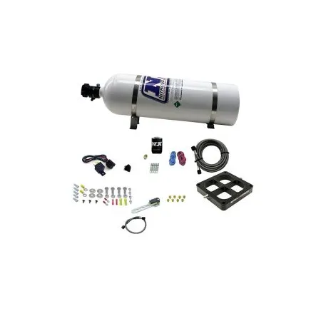 Billet Crossbar Plate System Dry Single Stage 100-500HP 4500 Flange 15LB Nitrous Express NX 66147-15