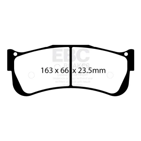 DP8079.20SR21 Sportowe klocki hamulcowe Sintered SR21™ EBC Brakes