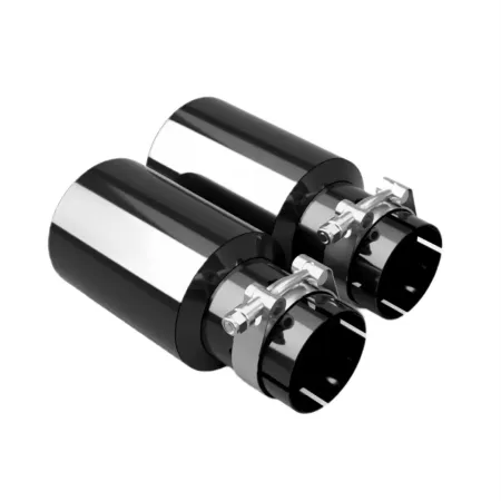 Tytanowe końcówki wydechu czarne Restomotive