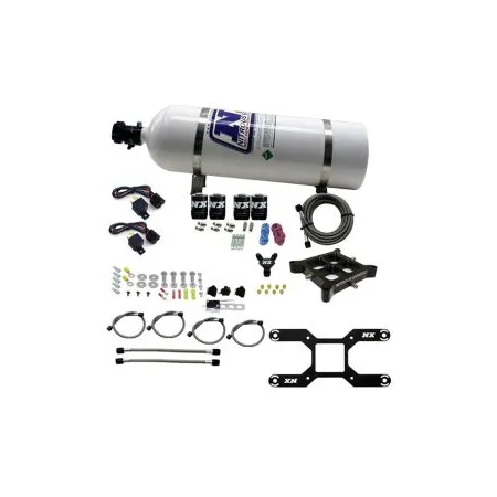 Billet Crossbar Plate System Dry Quad Stage 100-2000HP 4150 Flange 15LB Nitrous Express NX 66442-15