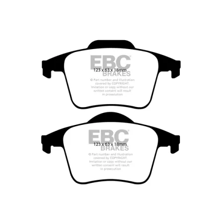 DP31680C Klocki hamulcowe REDSTUFF EBC Brakes Volvo XC9