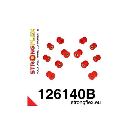 126140B: Zestaw tulei zawieszenia tylnego Mitsubishi Lancer EVO 4/5/6