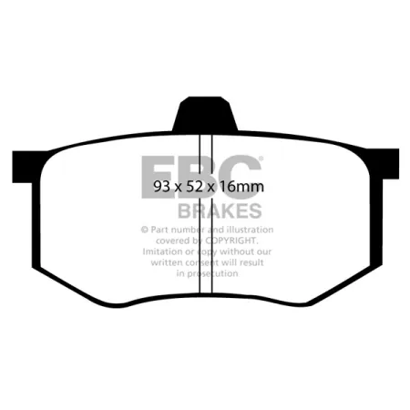 DP368 Klocki hamulcowe ULTIMAX2 EBC Brakes Seat Fura