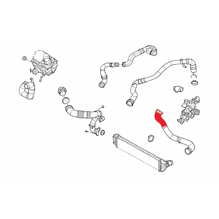 Przewód silikonowy Turbosprężarki FMIC.EU OPEL MOVANO B RENAULT MASTER III 2.3D 144600588R