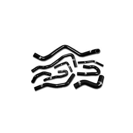 Zestaw Przewodów Silikonowych do Układu Chłodzenia FMIC.EU Honda Civic D15 D16 EG EK - Czarny