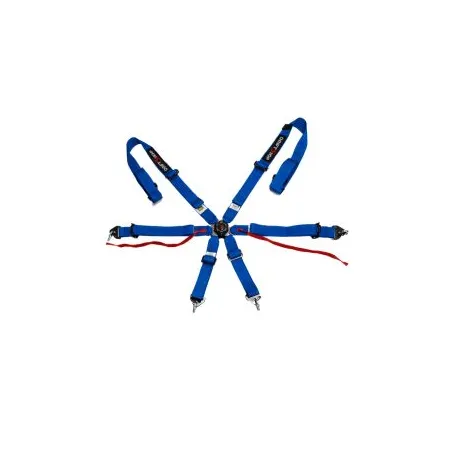 DriftShop 6 Point Harness Blue FIA Approved 8853