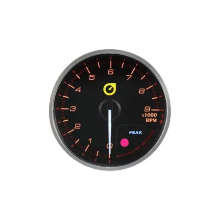 Wskaźnik New Auto Gauge Obrotomierz 60mm bursztynowy