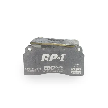 DP81110RP1 Sportowe klocki hamulcowe RP-1 Racing EBC Brakes Aston Martin DB7 Vanquish Chrysler USA Viper SRT-10 Daimler Super V8 DE TOMASO Pantera 90