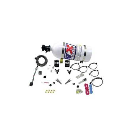Dual Nozzle with 10Lb Bottle for Dodge V-8 TBI 1992-1995 (50-150Hp) Nitrous Express NX 20213-10