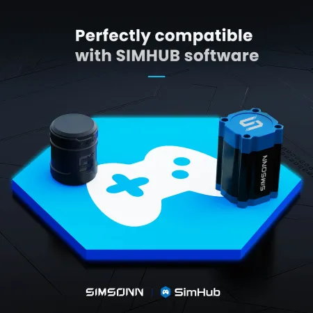 Haptyczny Reaktor Pedałowy z Wibracjami SIMSONN VAM Pro Silnik Liniowy Simracing Symulator 2 Pak z Zasilaczem