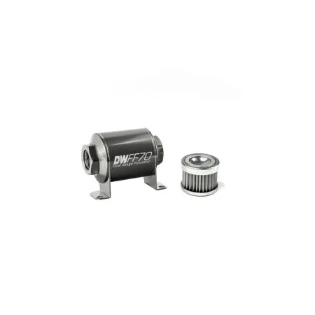 DeatschWerks In-Line Fuel Filter Kit 5 Micron 70mm
