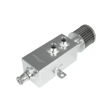 Oil catch tank JRspec model 09 Srebrny 16mm