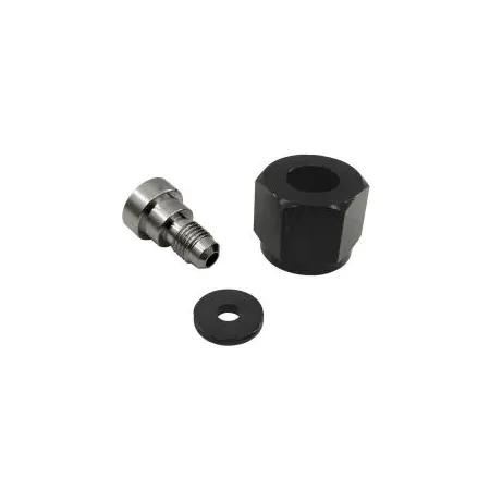 AN4 Bottle Nipple and Nut for CO2 Valve with Gasket Nitrous Express NX 11713