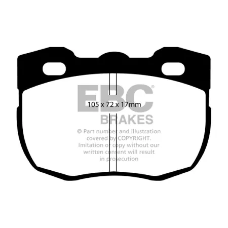 DP713 Klocki hamulcowe ULTIMAX2 EBC Brakes Land Rover 90 Range Rover