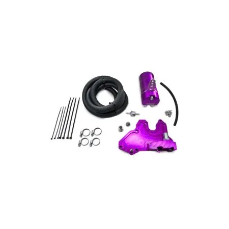 Oil Catch Can Kit Large Purple 17 mm RTMG Performance for 1.8 / 2.0 TSI EA888.3