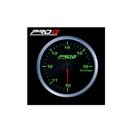Wskaźnik Pro G Race Series RS, Woltomierz GREEN 60mm
