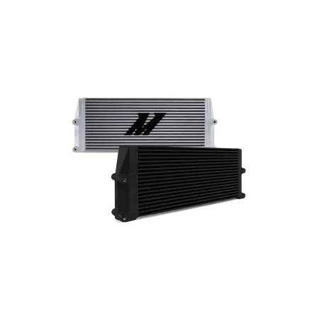 Mishimoto Heavy-Duty Oil Cooler 17" Same-Side Outlets Black