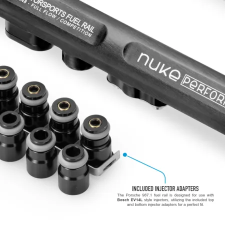 Nuke Performance Fuel Rail for Porsche Cayman S Boxster 6 Cyl 987.1 3.4L