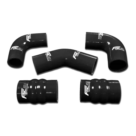 Zestaw Przewodów Silikonowych Dolotu FMIC.EU Ford Focus 1.8 TDDi MK1 - Czarny