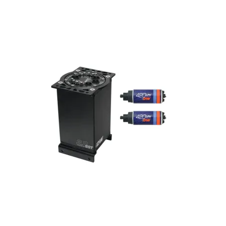 Zbiornik wyrównawczy paliwa 3.0L z podwójnymi pompami DW420 DeatschWerks