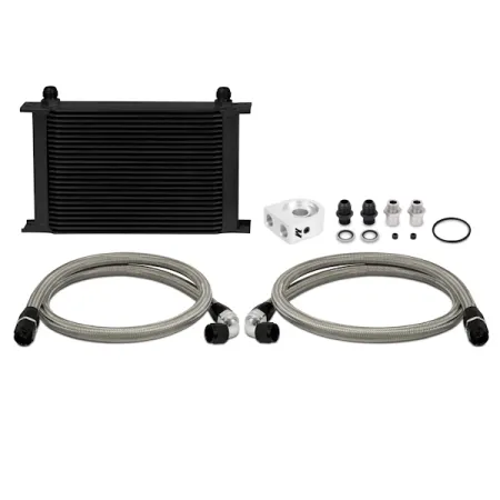 Mishimoto Universal 25 Row Oil Cooler Kit Black