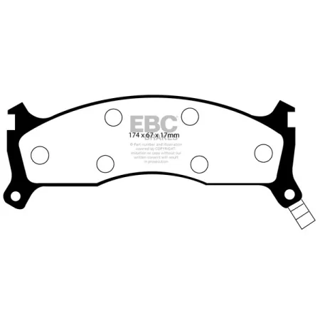 DP1073 Klocki hamulcowe ULTIMAX2 EBC Brakes KIA Sportage K0