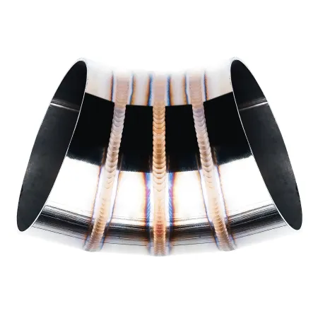 Spawane kolanko nierdzewne 45' 102mm welding porn